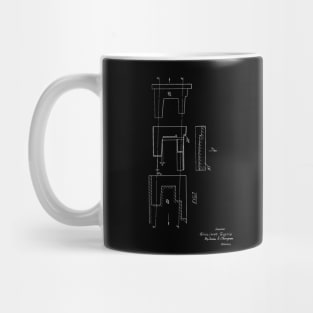 Casing for Sewing Machine Vintage Patent Hand Drawing Mug